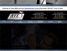 Tablet Screenshot of nyemachine.com